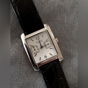 Gent’s CARAVELLE By BULOVA Silver Tone Dress Watch, Day/Date